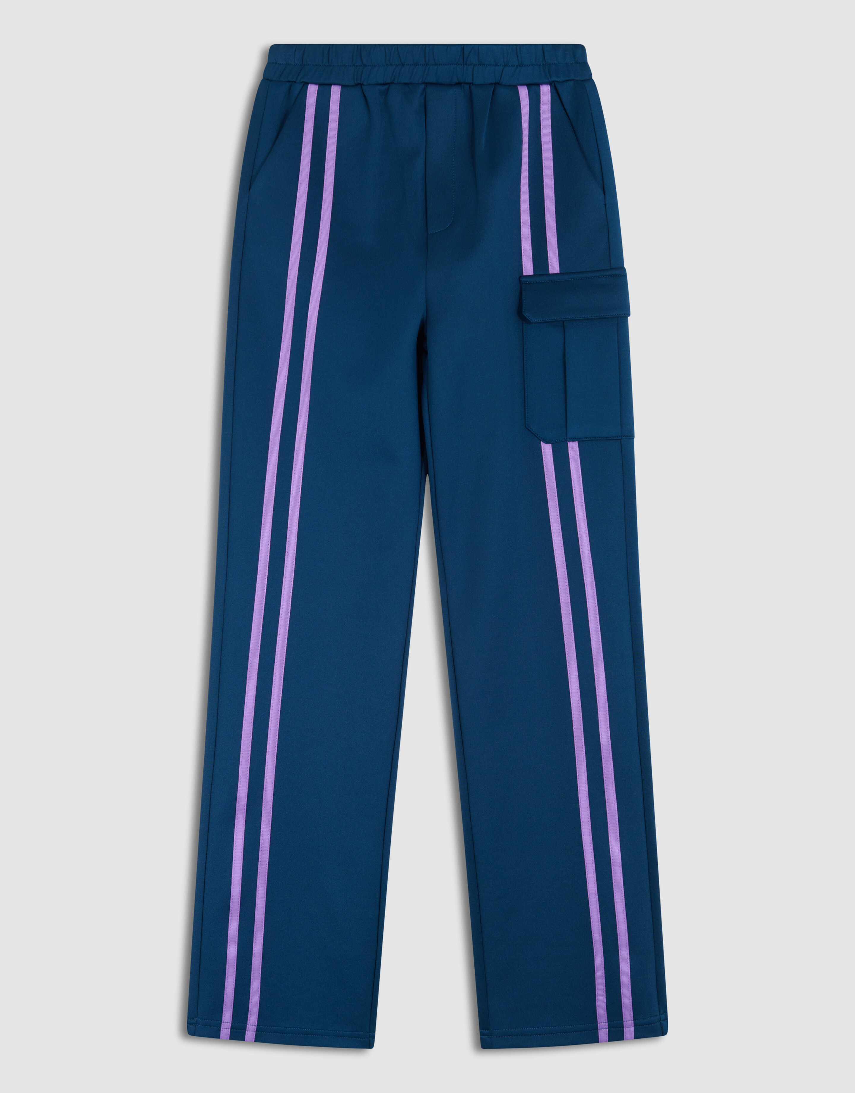 Weite Hose mit Streifen vorne in Blau SHOEBY GIRLS