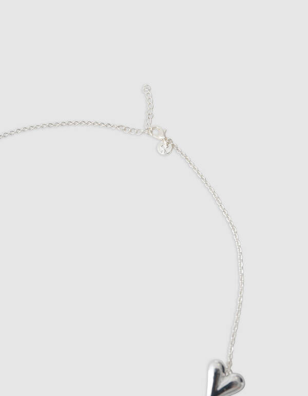 Herz Kette Silber SHOEBY ACCESSOIRES