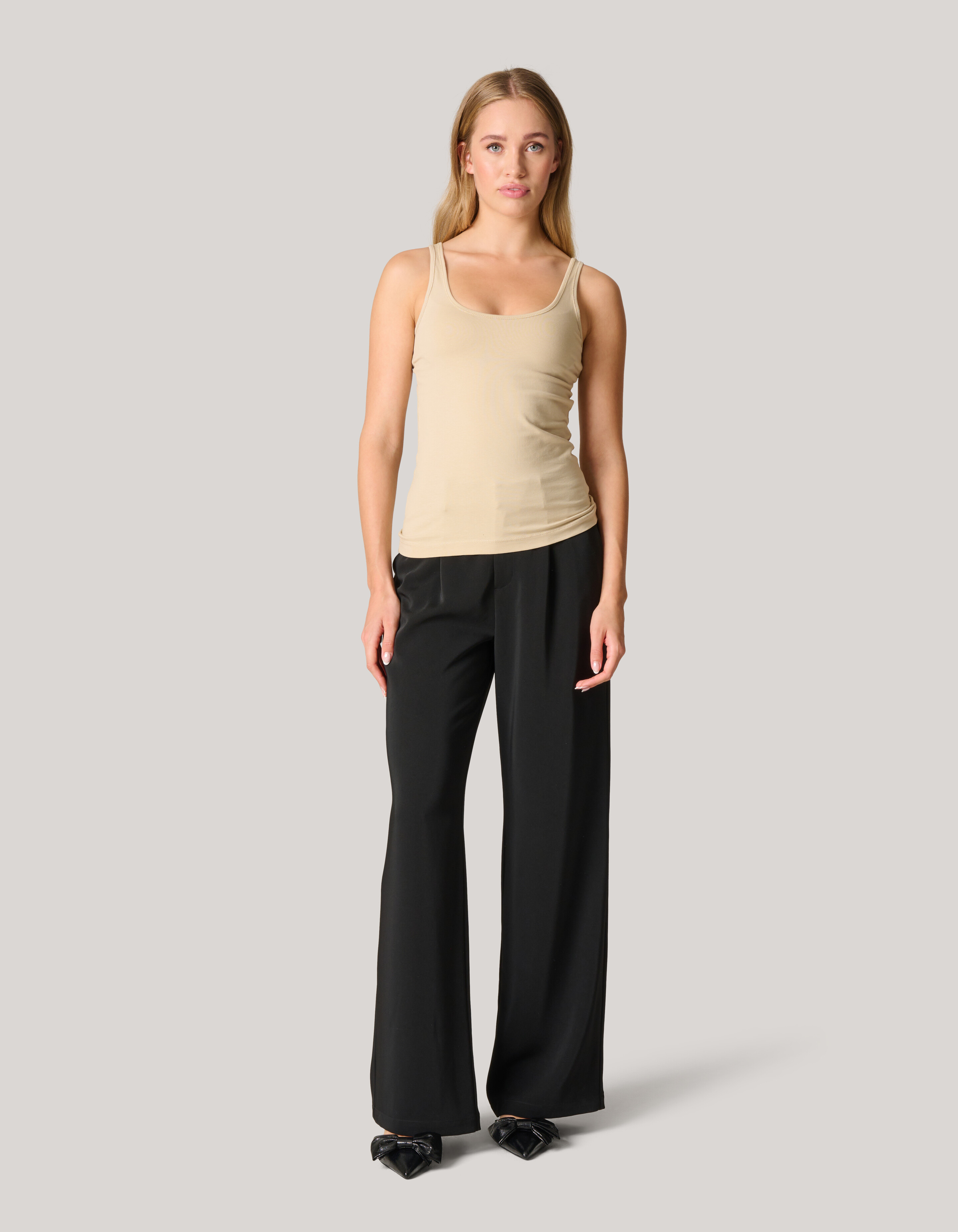 Basic Top Beige SHOEBY WOMEN