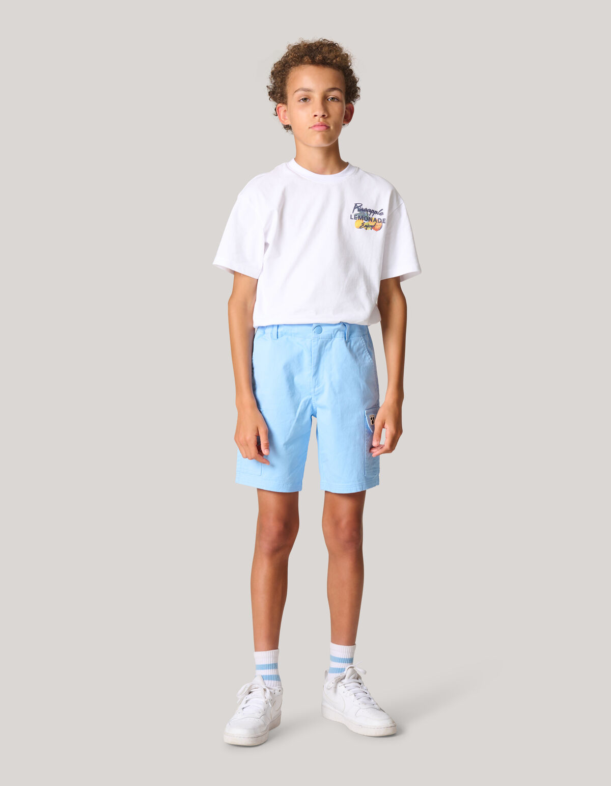 Cargo-Shorts hellblau SHOEBY BOYS