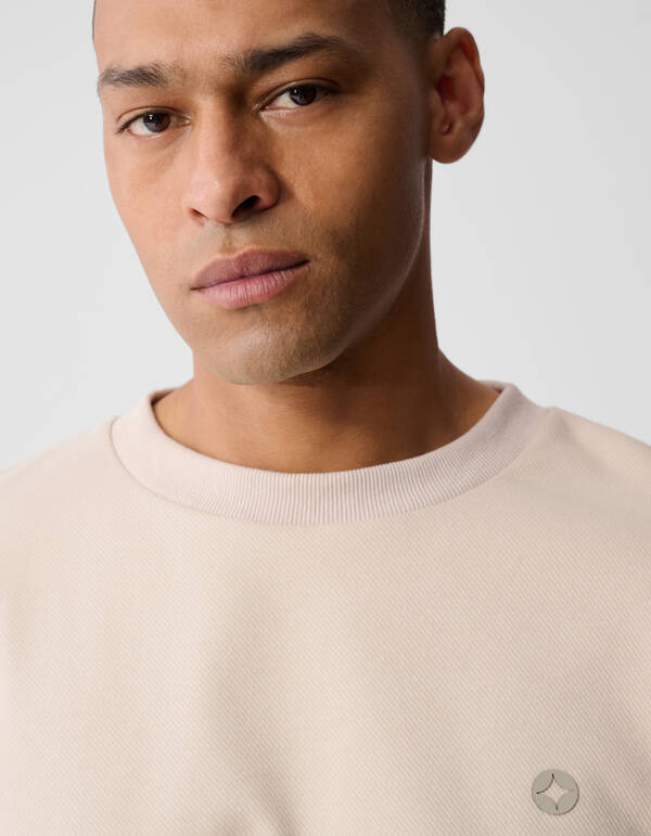 Spark Logo Sweatshirt Sand SHOEBY MEN