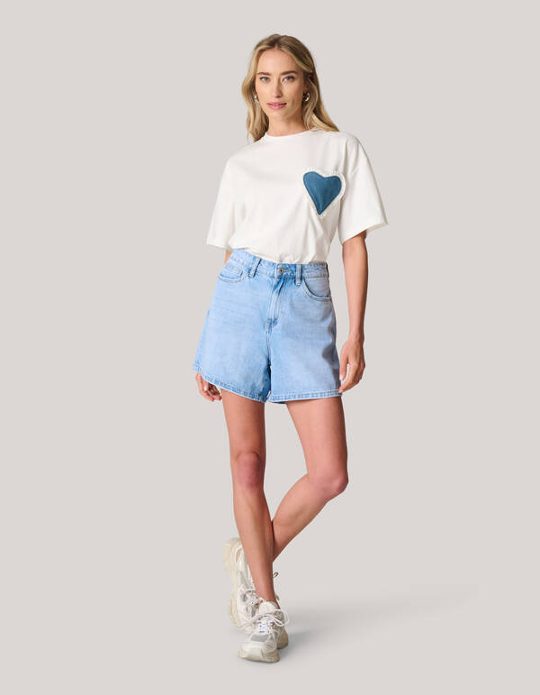 Denim Short gebleicht SHOEBY WOMEN