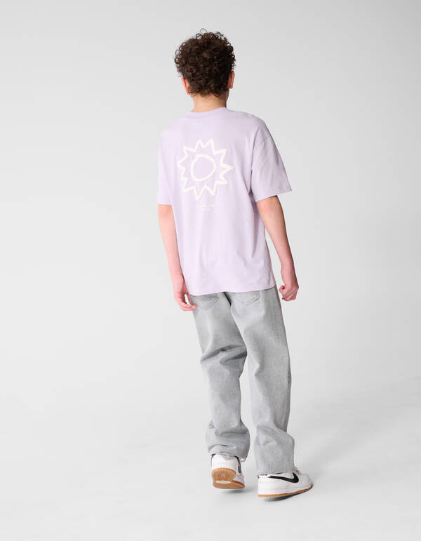 Soleil Artwork T-Shirt Helllila SHOEBY BOYS