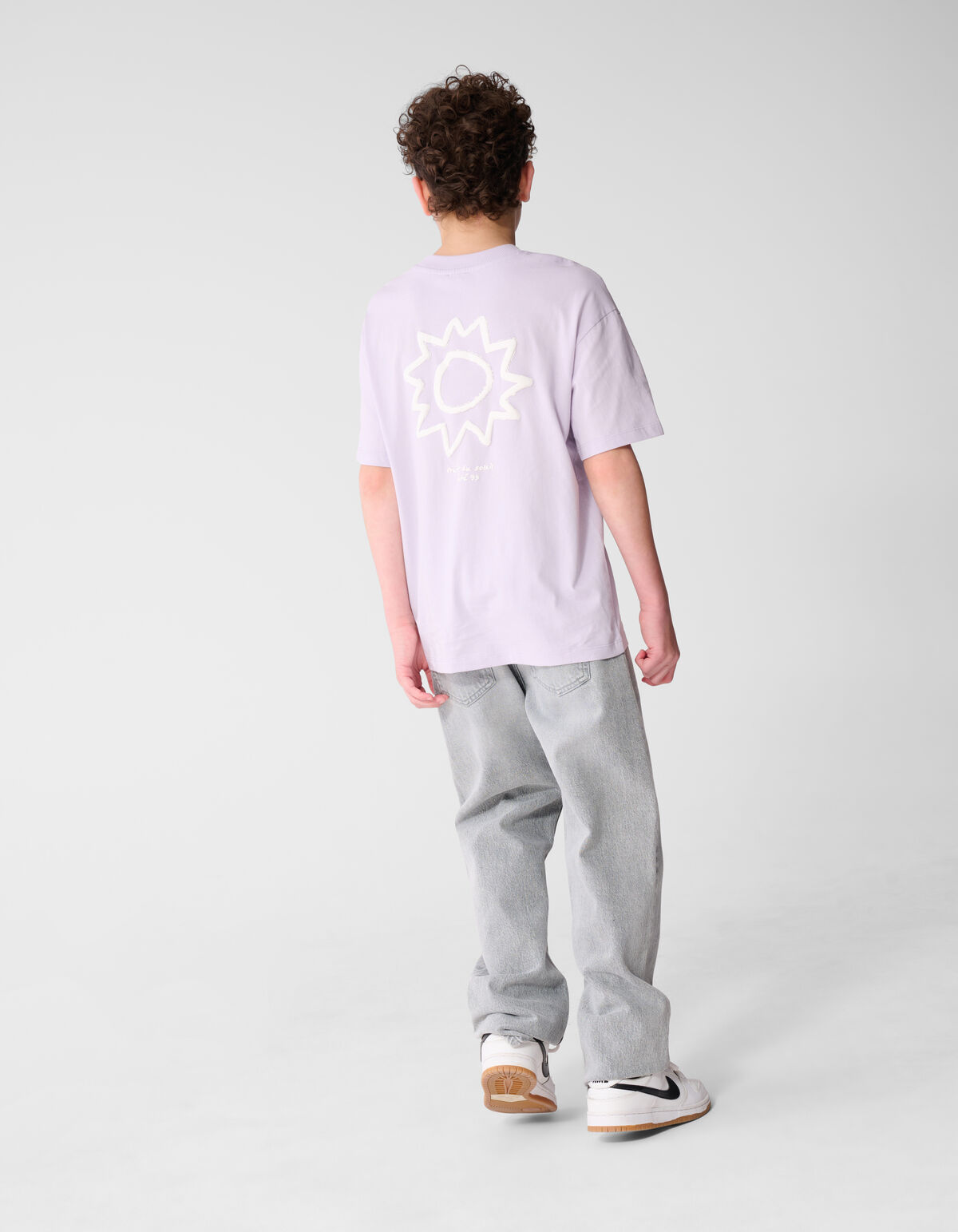 Soleil Artwork T-Shirt Helllila SHOEBY BOYS
