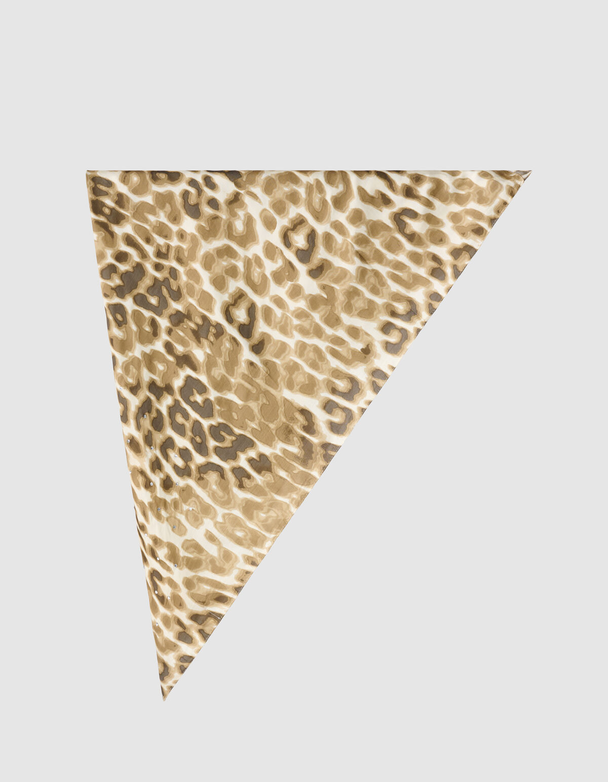 Strass Leopard Schal Hellbraun SHOEBY ACCESSOIRES