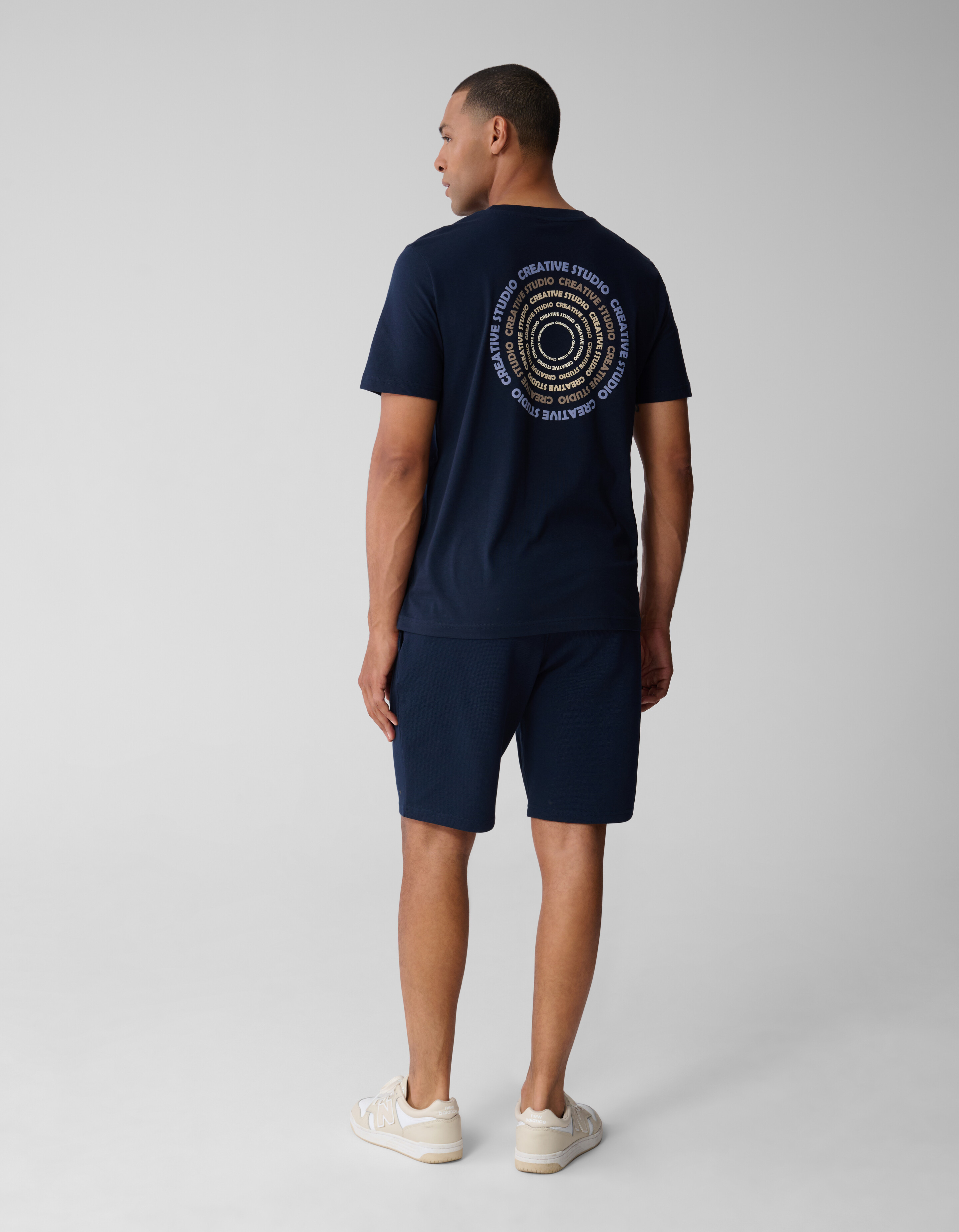 Cirkle Artwork T-shirt Dunkelblau SHOEBY MEN
