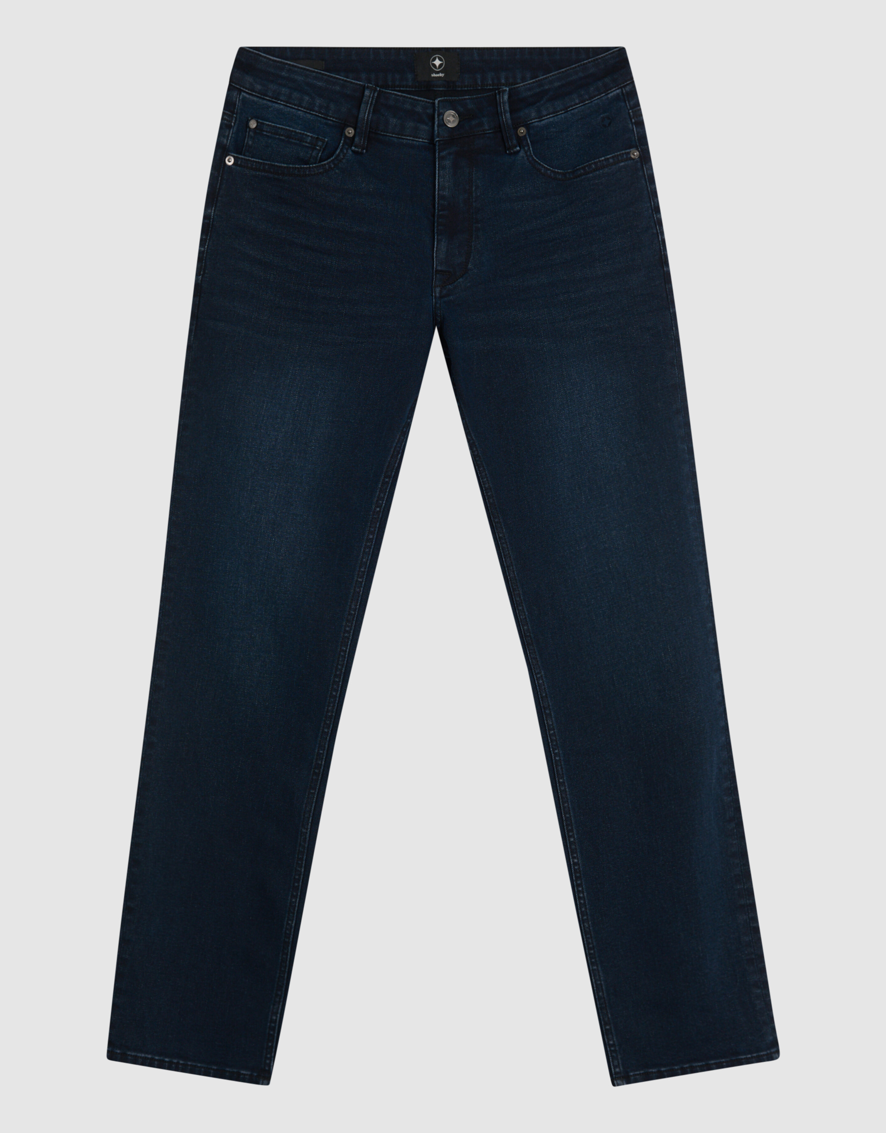 Straight Fit Jeans Blau/Schwarz L34 SHOEBY MEN