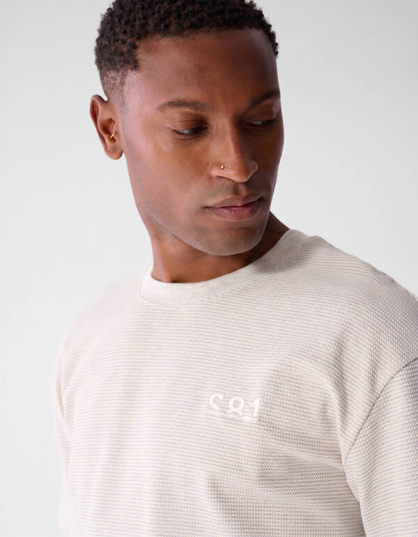 Honeycomb T-Shirt Hellgrau SHOEBY MEN