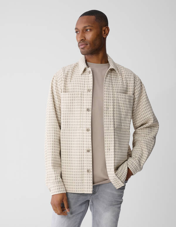 Block Overshirt Hellbraun SHOEBY MEN