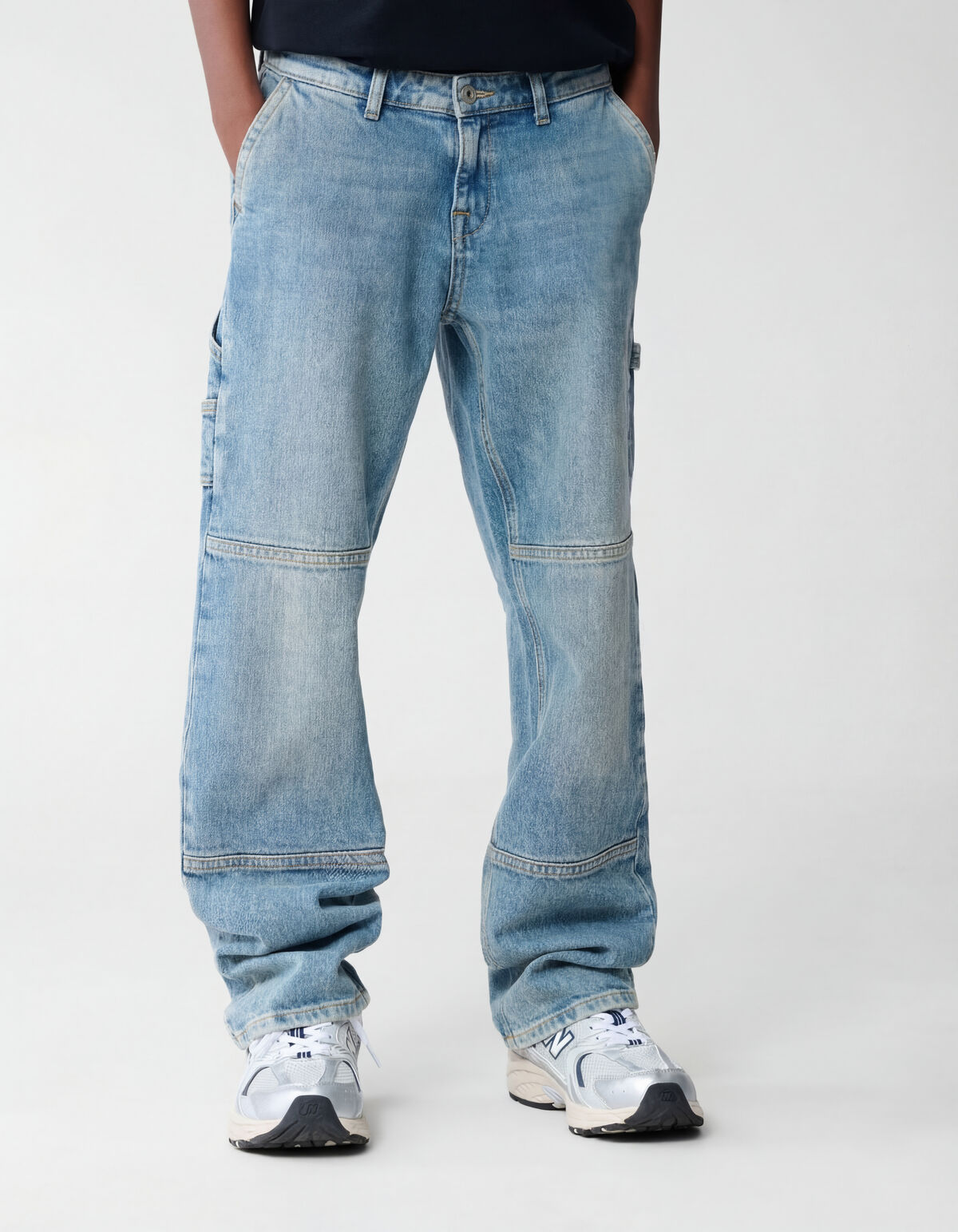 Carpenter Baggy Fit Jeans Blau SHOEBY BOYS