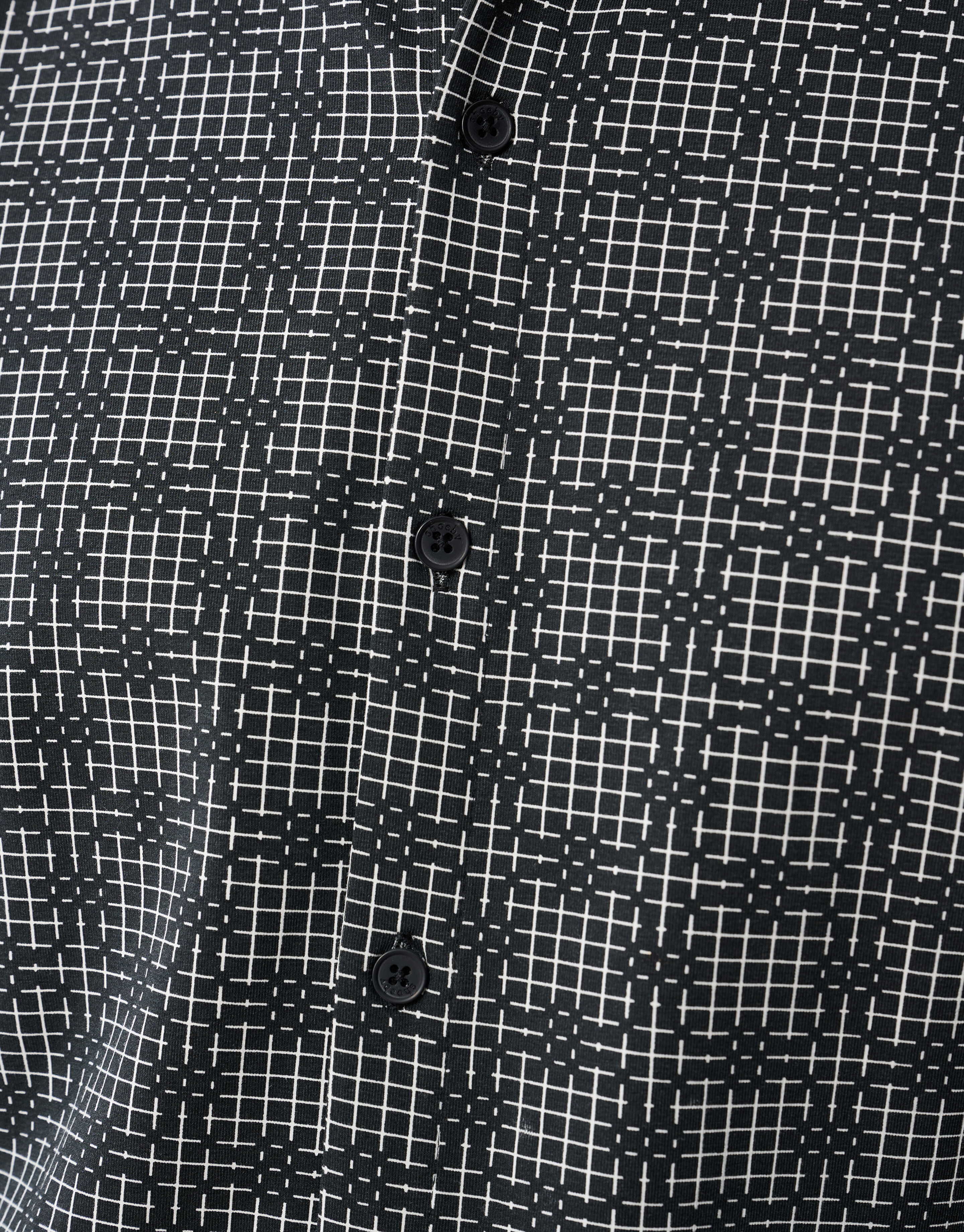 Bedrucktes Logo-Hemd Schwarz SHOEBY MEN