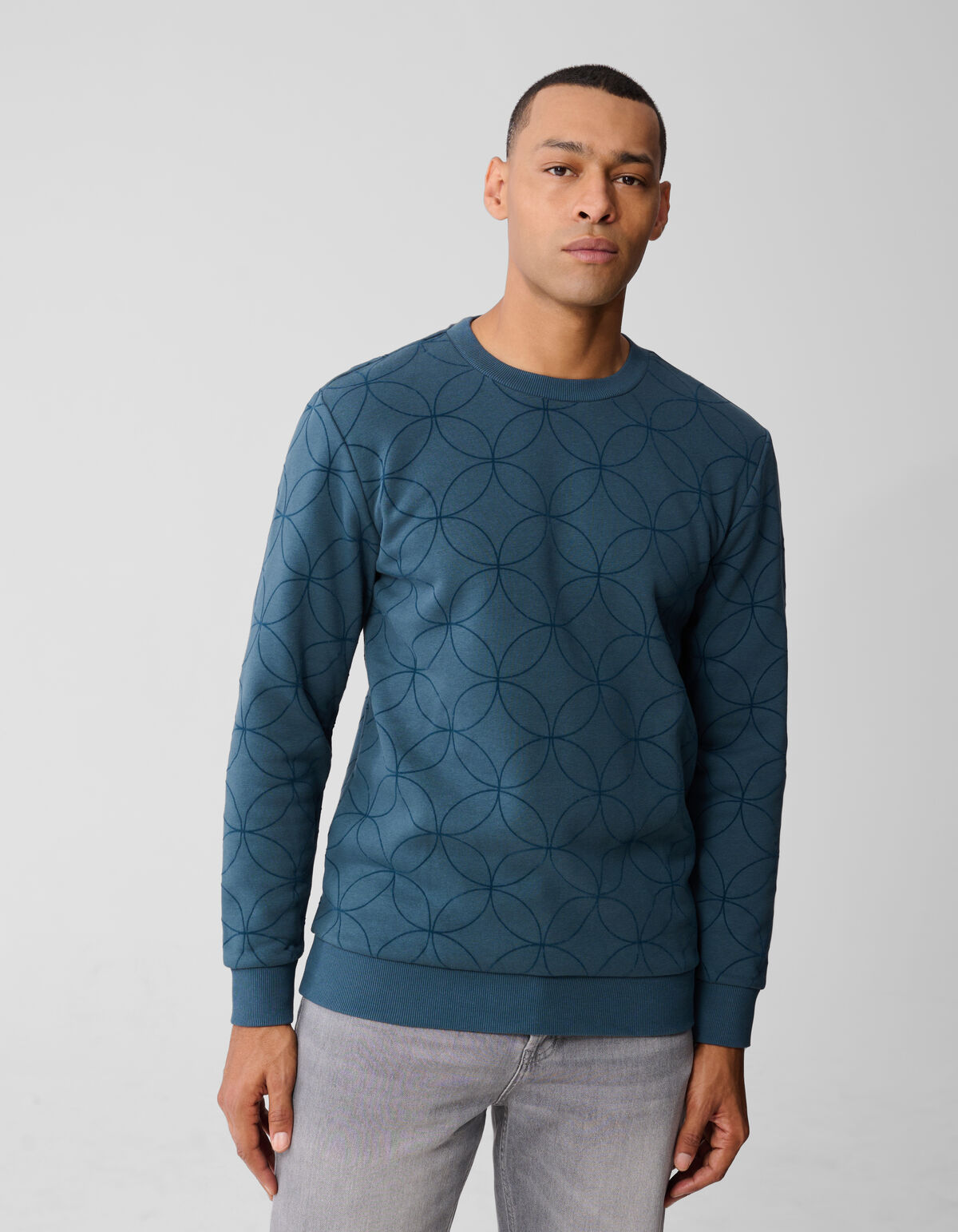 Flock Spark Pullover Blau SHOEBY MEN