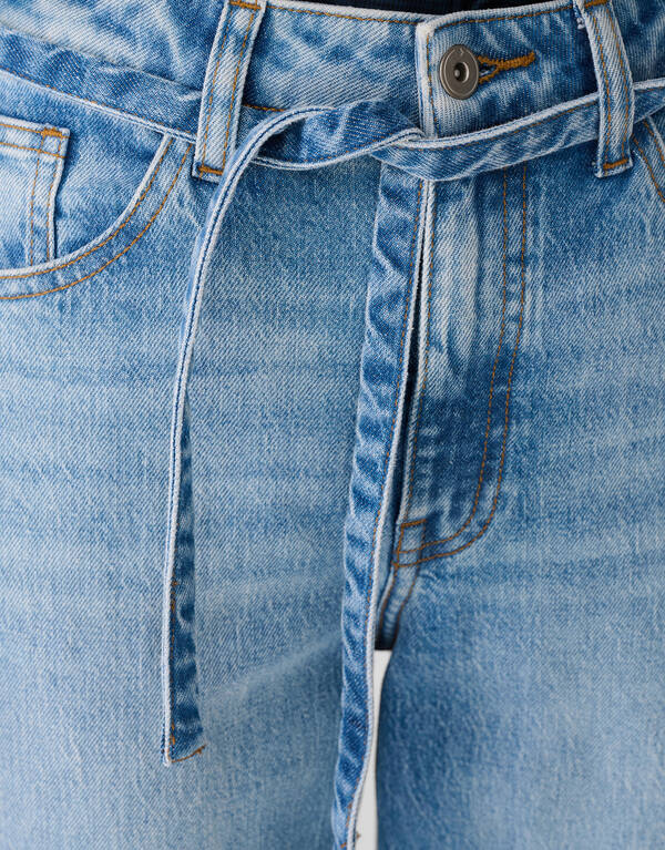 Balloon Fit Jeans Dunkelblau SHOEBY WOMEN