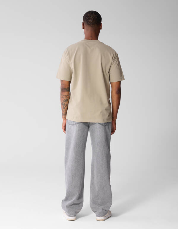 Baggy Fit Jeans Lichtgrijs L32 SHOEBY MEN