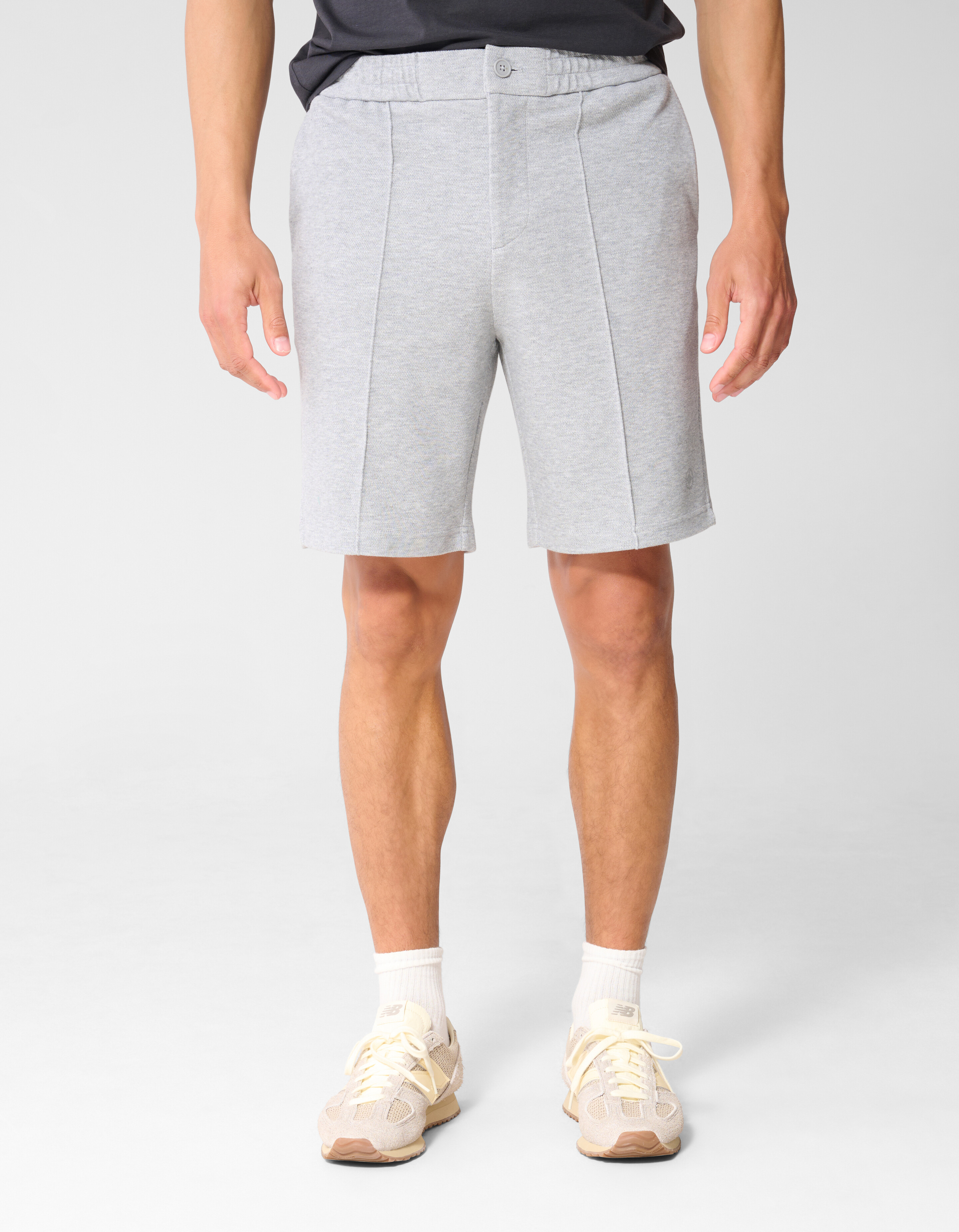 Struktur Regular Fit Shorts Grau SHOEBY MEN