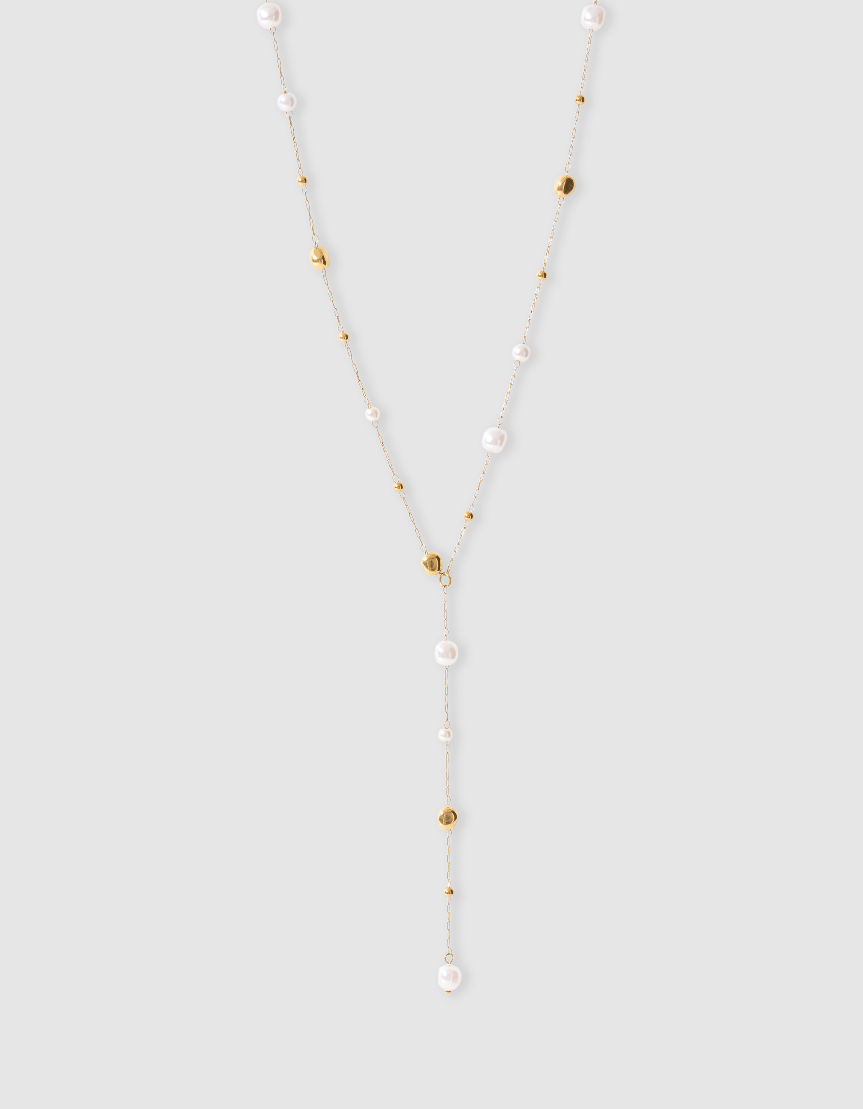 Small Pearl Ketting Goud SHOEBY ACCESSOIRES