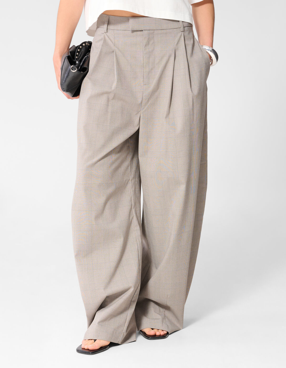 Ruiten Barrel Passende Hose Hellgrau SHOEBY WOMEN