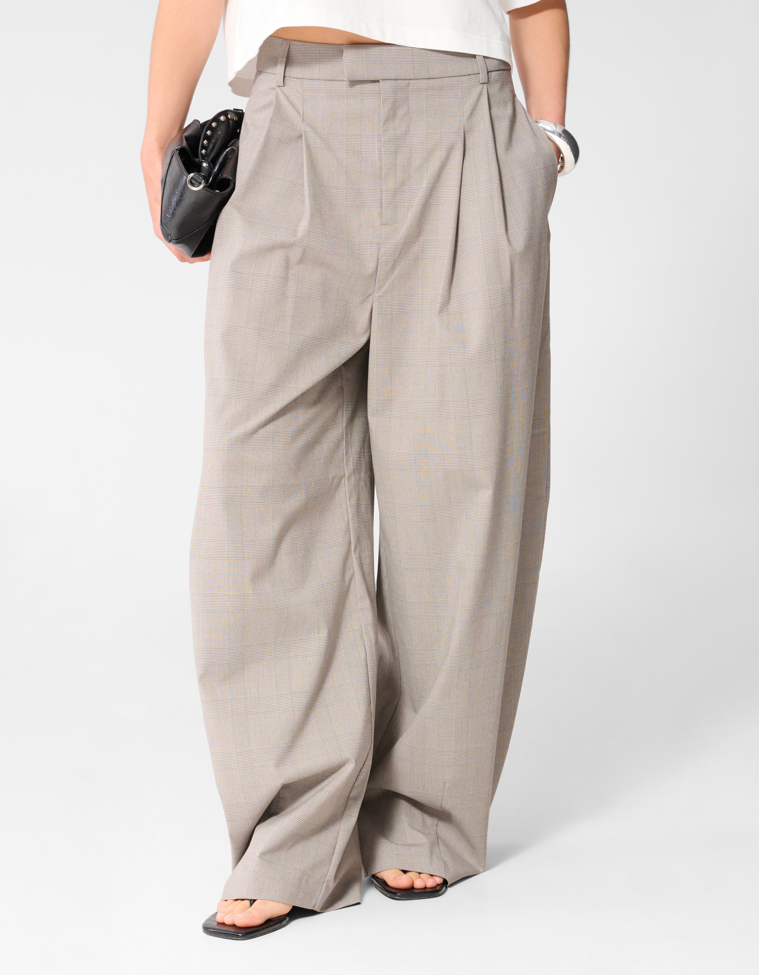 Ruiten Barrel Passende Hose Hellgrau SHOEBY WOMEN