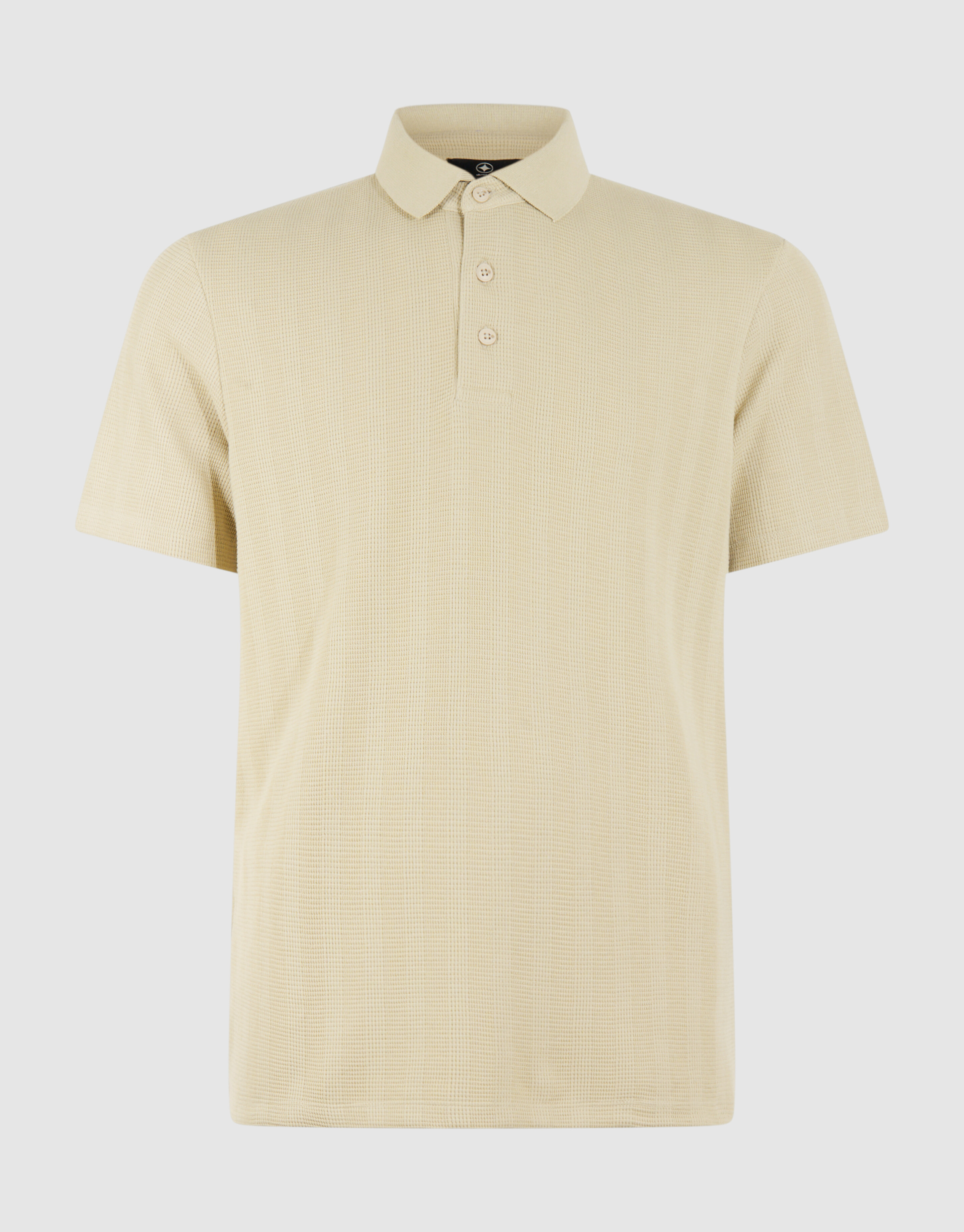 Waffel-Streifen Polo Hellgr&uuml;n SHOEBY MEN
