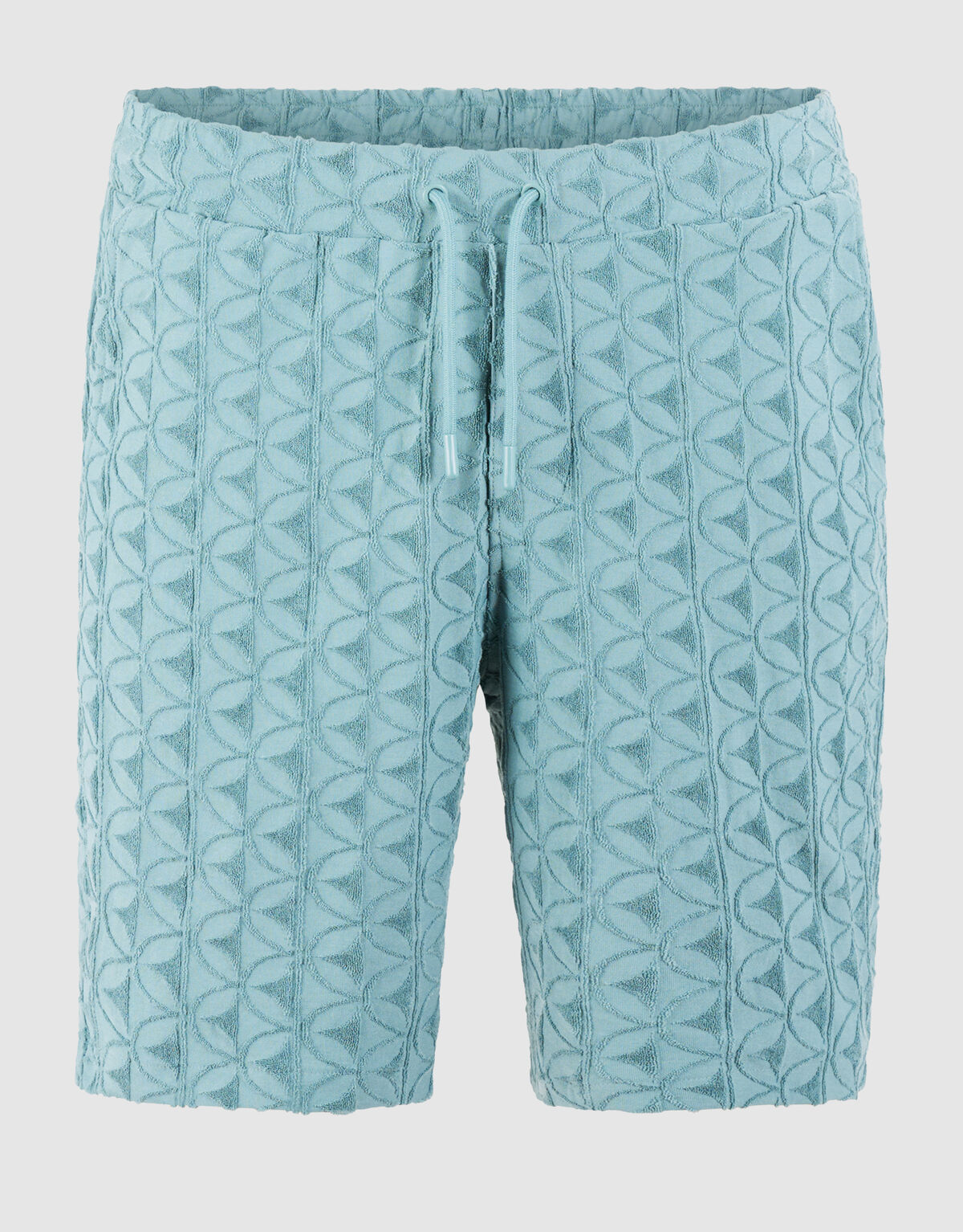 Logo-Frottee-Shorts Dunkelgr&uuml;n SHOEBY MEN