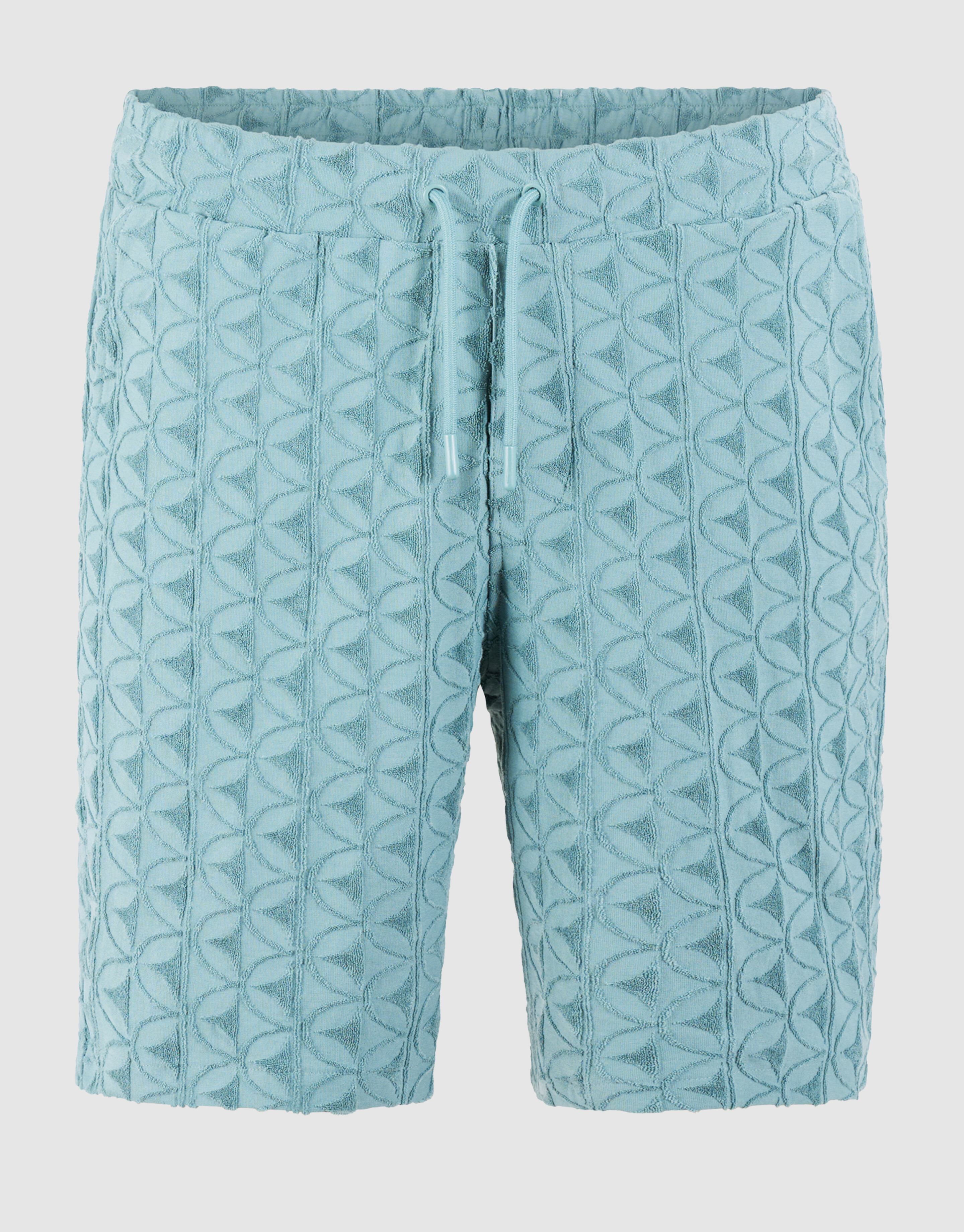 Logo-Frottee-Shorts Dunkelgr&uuml;n SHOEBY MEN