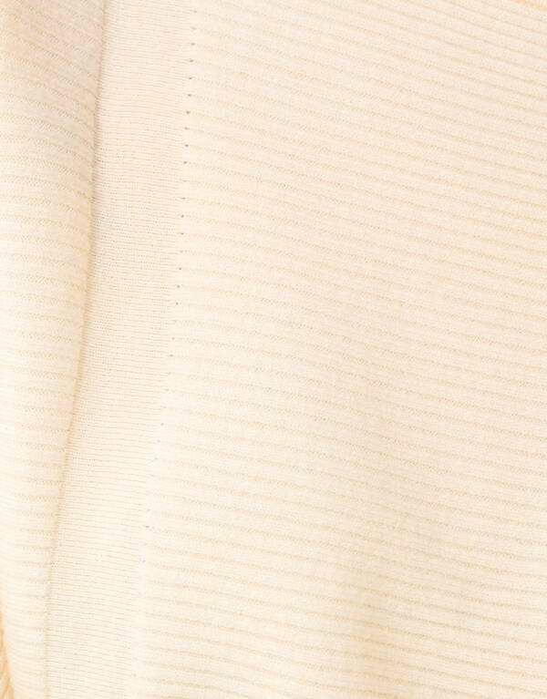 &Uuml;bergro&szlig;er Pullover Off White SHOEBY WOMEN