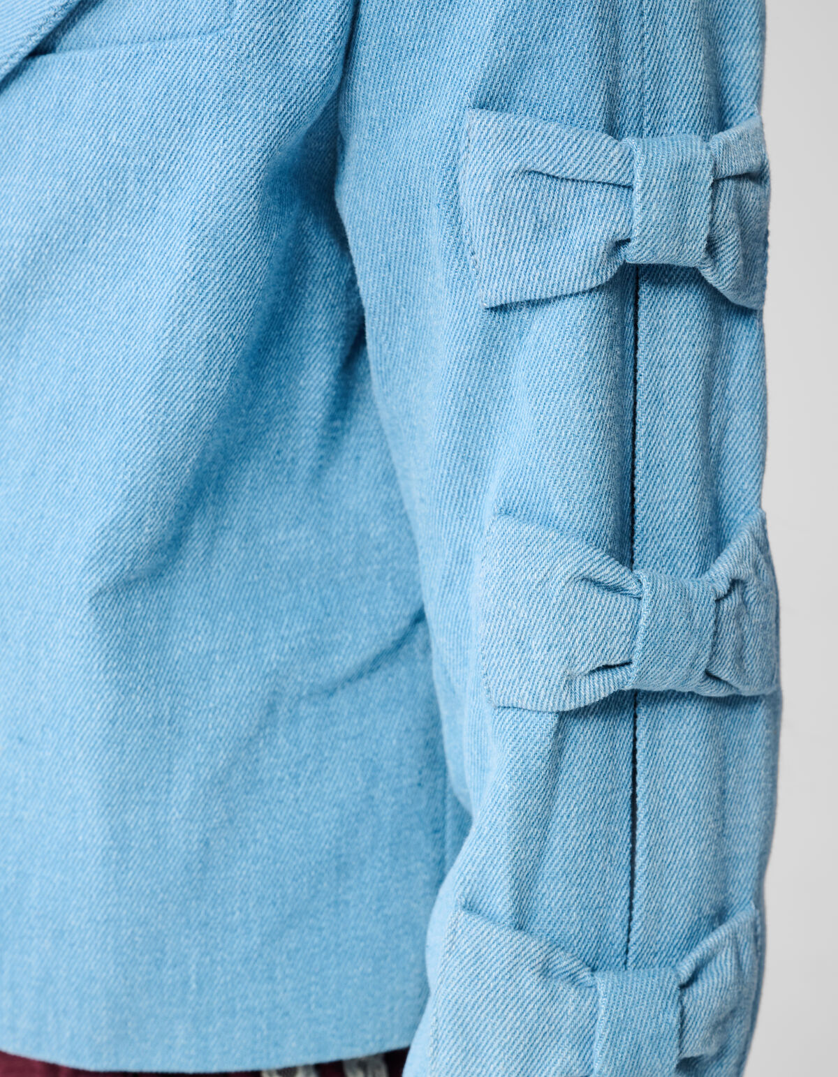 Gek&uuml;rzter Blazer mit Schleife Blau SHOEBY GIRLS