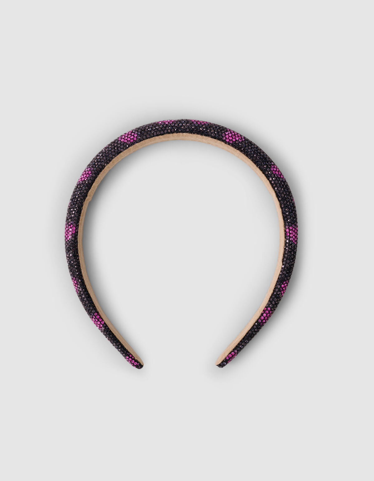 Strass Heart Haarband Schwarz SHOEBY GIRLS