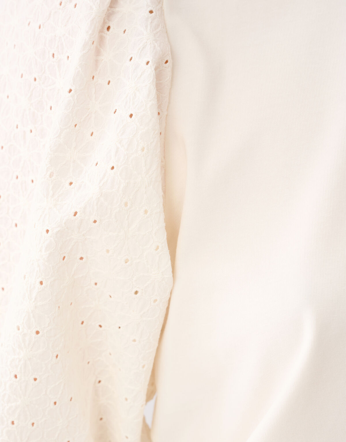 Besticktes Top Off White SHOEBY WOMEN