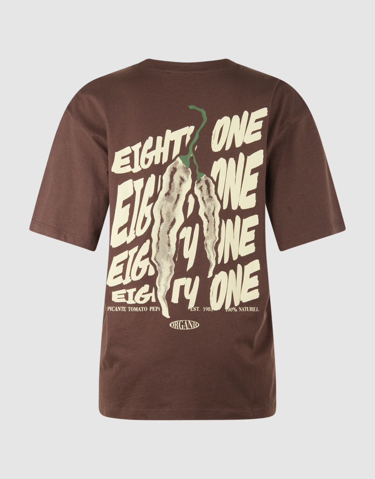 Pepper Artwork T-Shirt Braun SHOEBY WOMEN