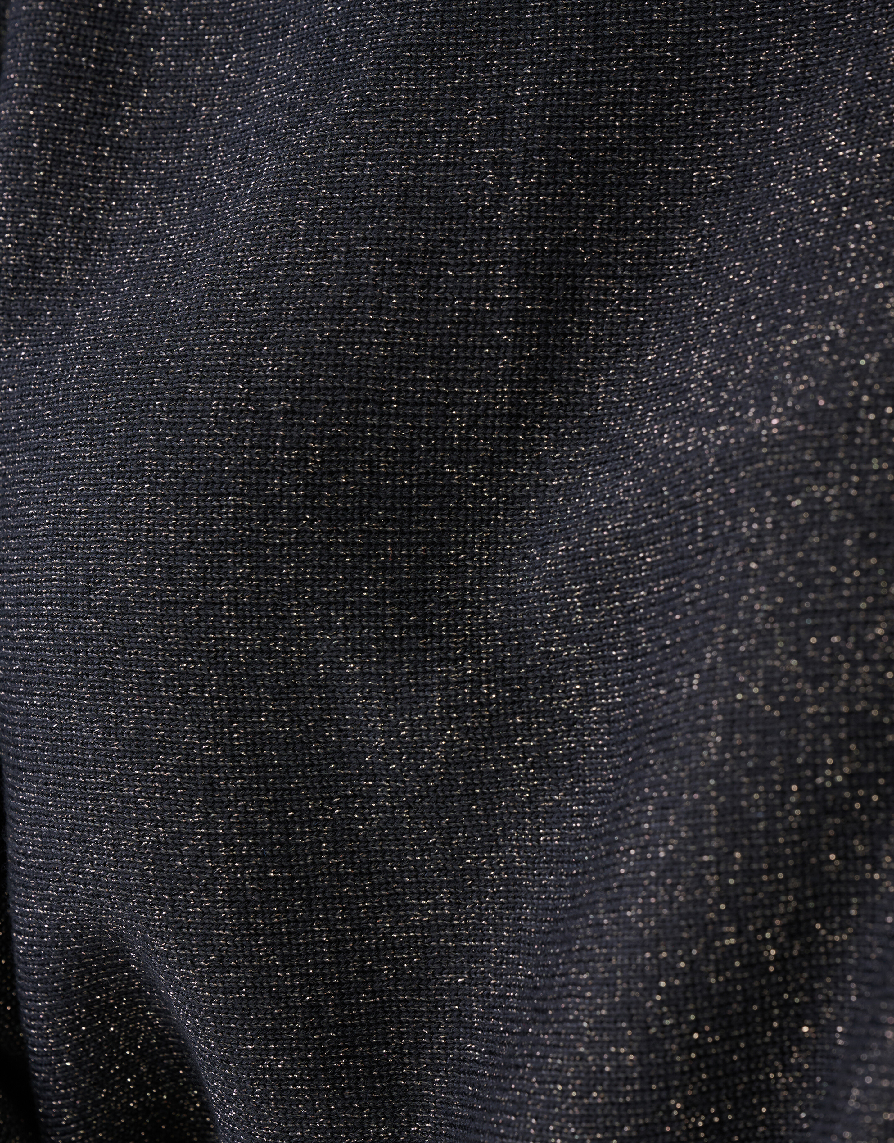 Colorblock Glitter Batwing Pullover Schwarz SHOEBY WOMEN