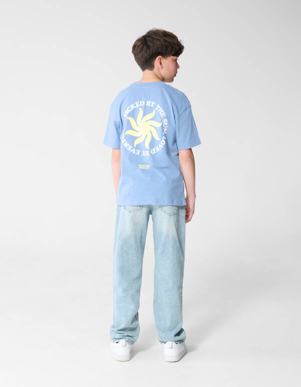 Market Artwork T-Shirt Blau SHOEBY BOYS