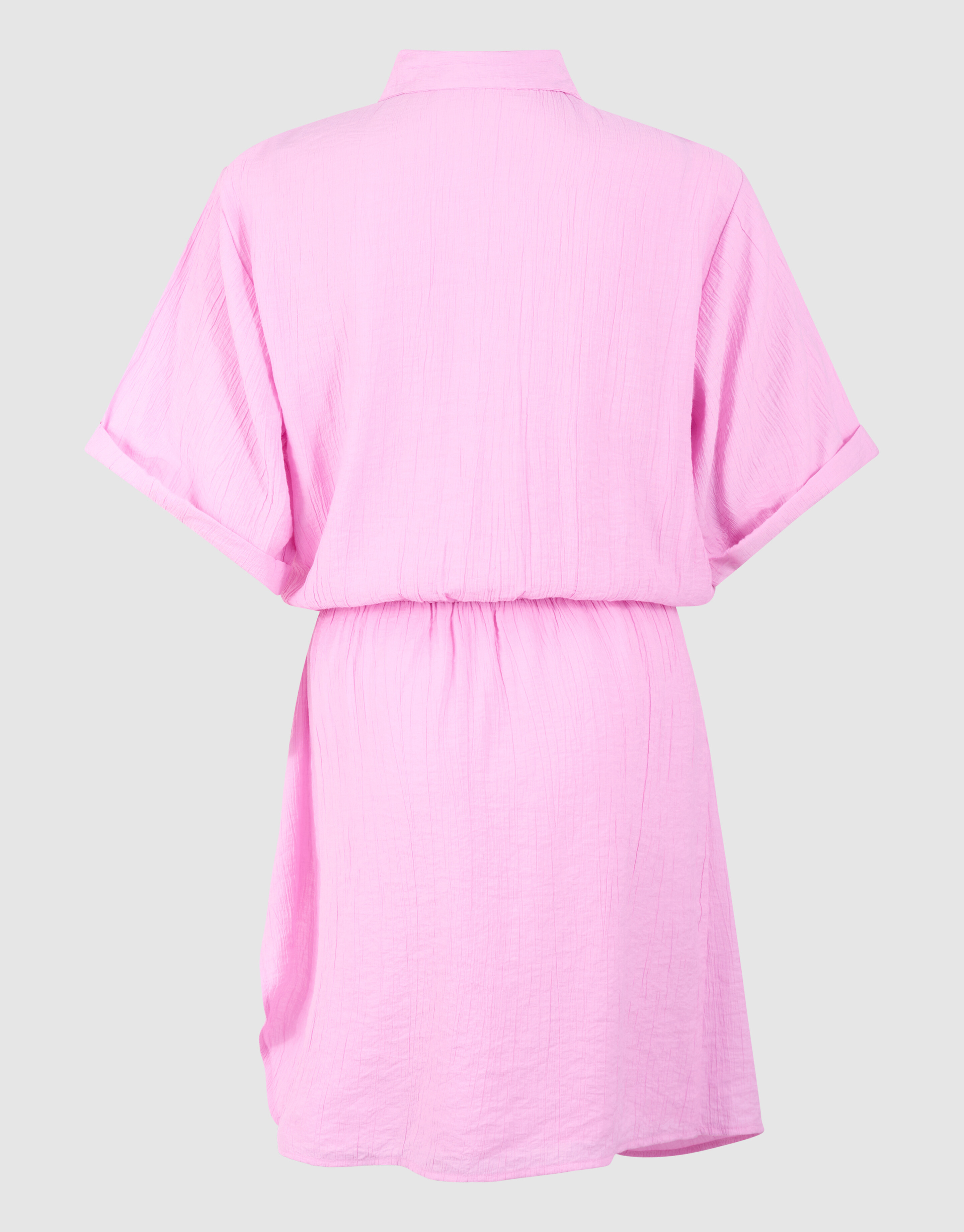Struktur Knot Mini Kleid Rosa SHOEBY WOMEN