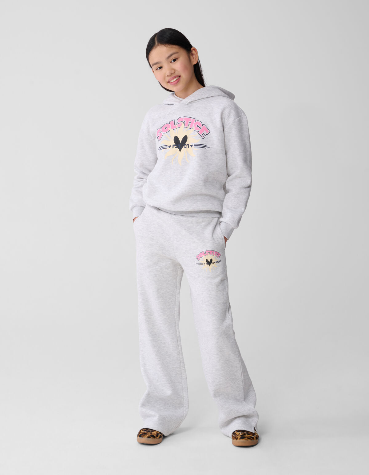 Solstice Weite Jogginghose Grau SHOEBY GIRLS