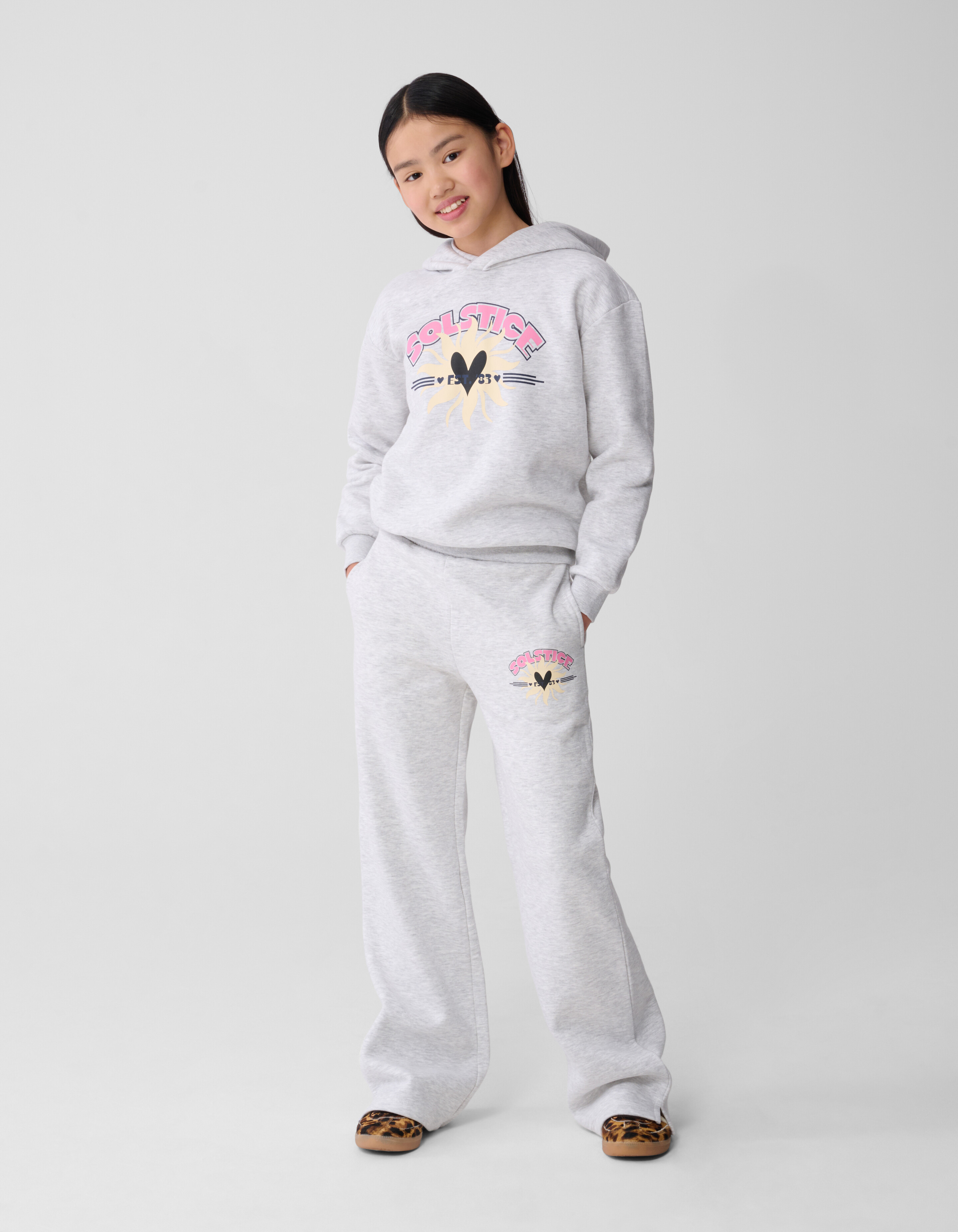 Solstice Weite Jogginghose Grau SHOEBY GIRLS