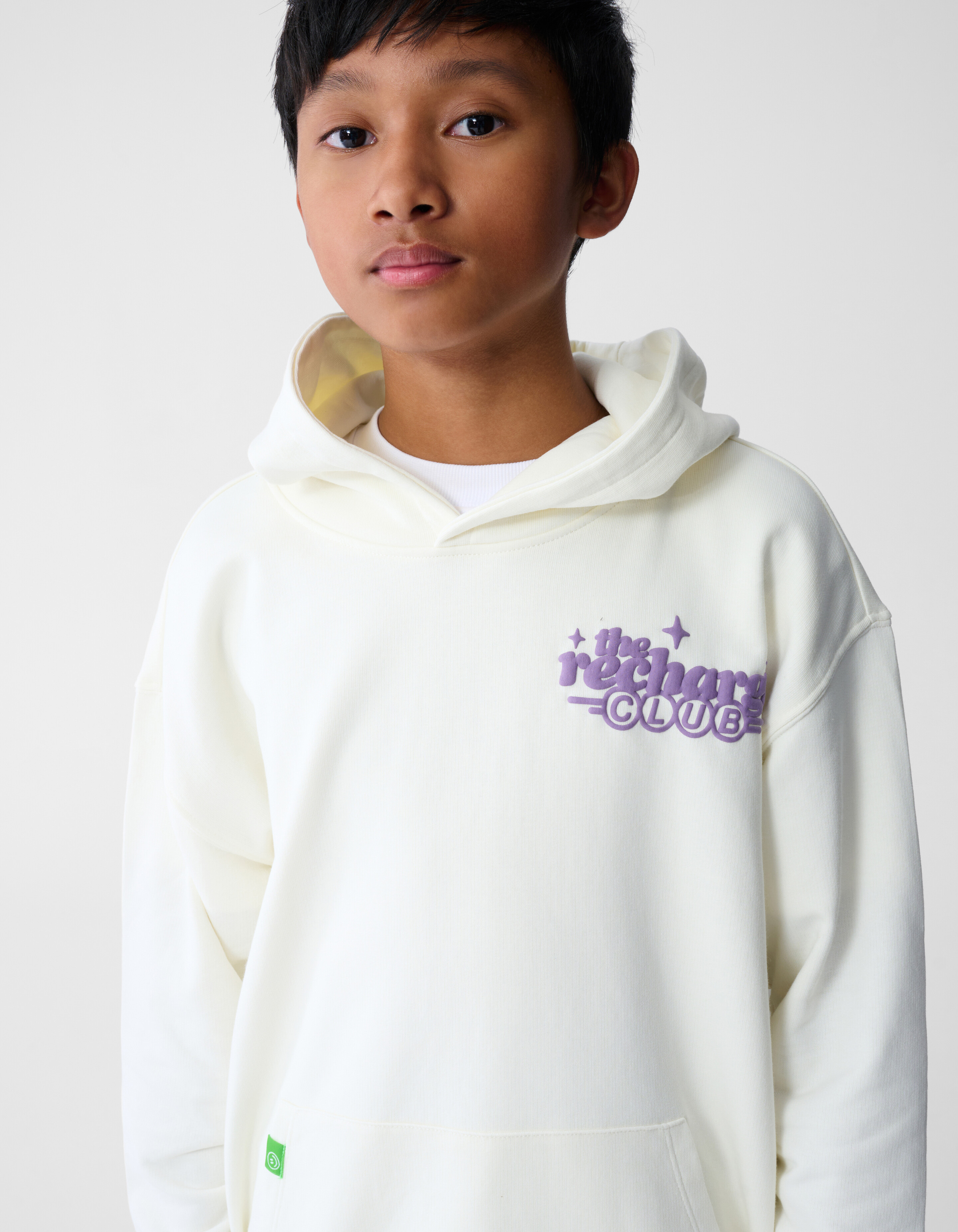 Recharged Artwork Hoodie Off White SHOEBY BOYS