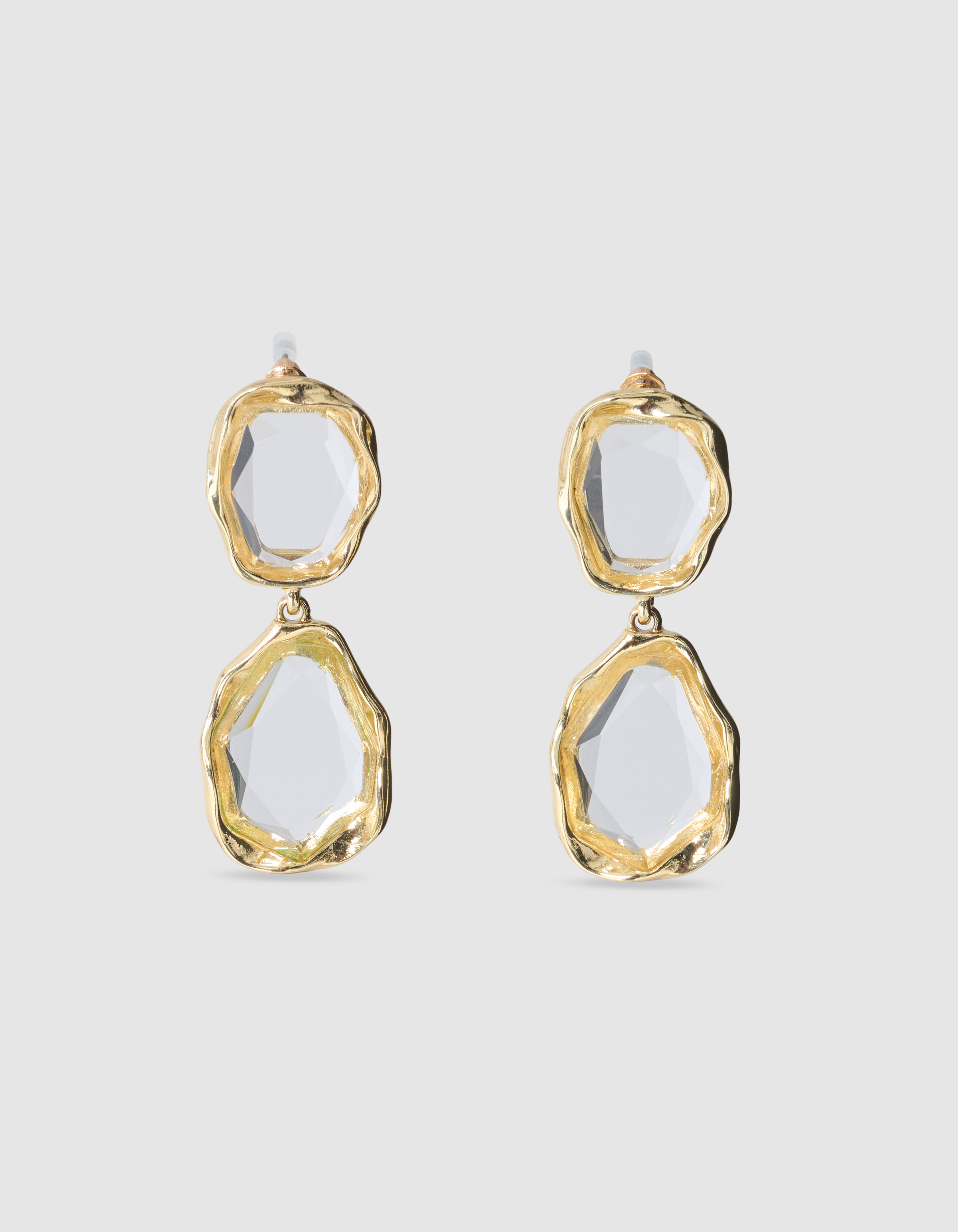 Vintage Stone Ohrringe Gold SHOEBY ACCESSOIRES