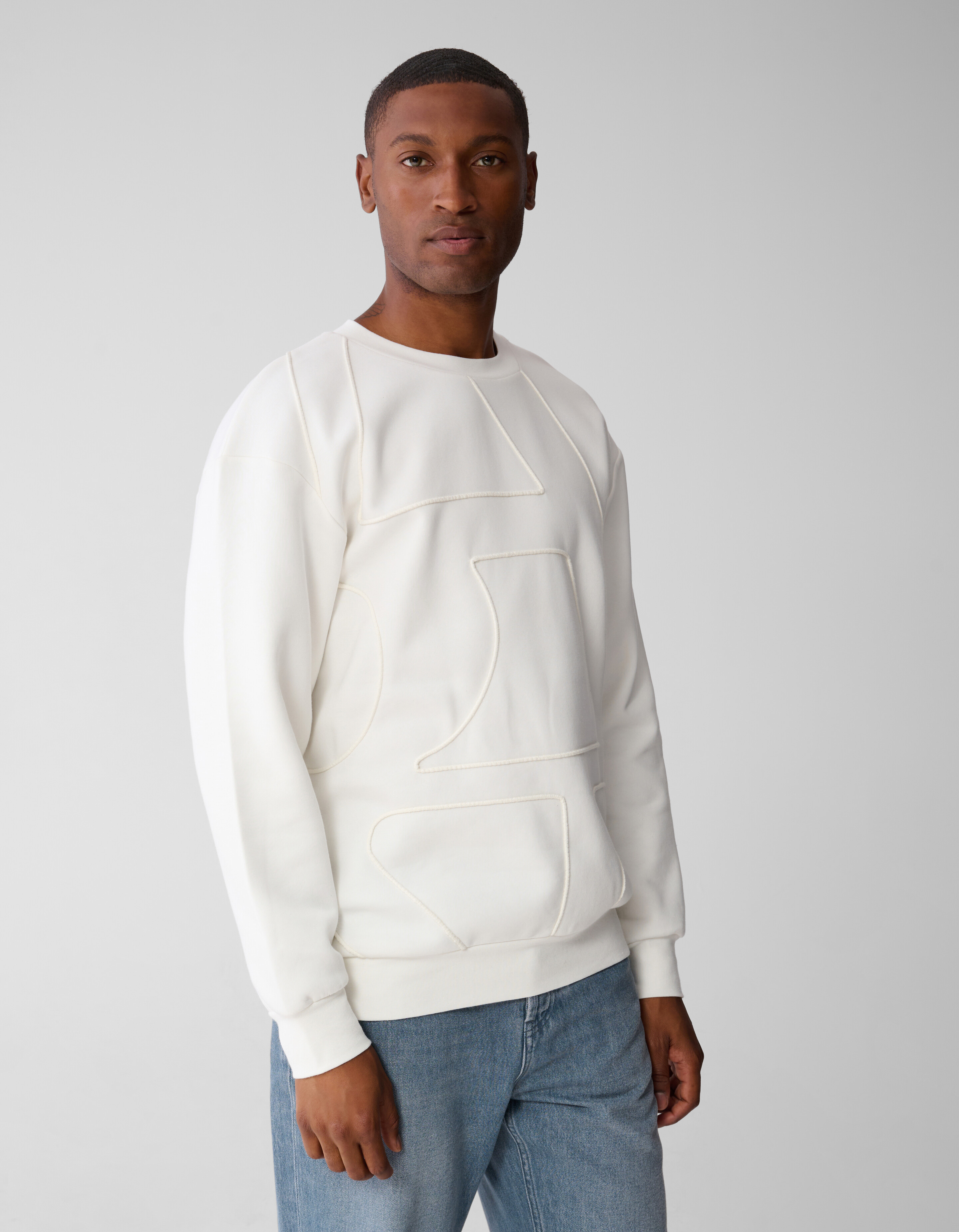Cord Artwork Pullover Off White SHOEBY MEN