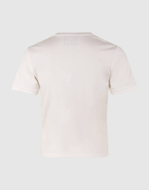 Ma&szlig;geschneidertes T-Shirt in gebrochenem Wei&szlig; von SHOEBY WOMEN