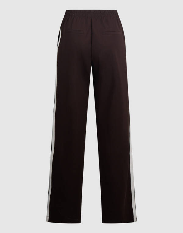 Sportliche weite Bein Hose Dunkelbraun SHOEBY WOMEN