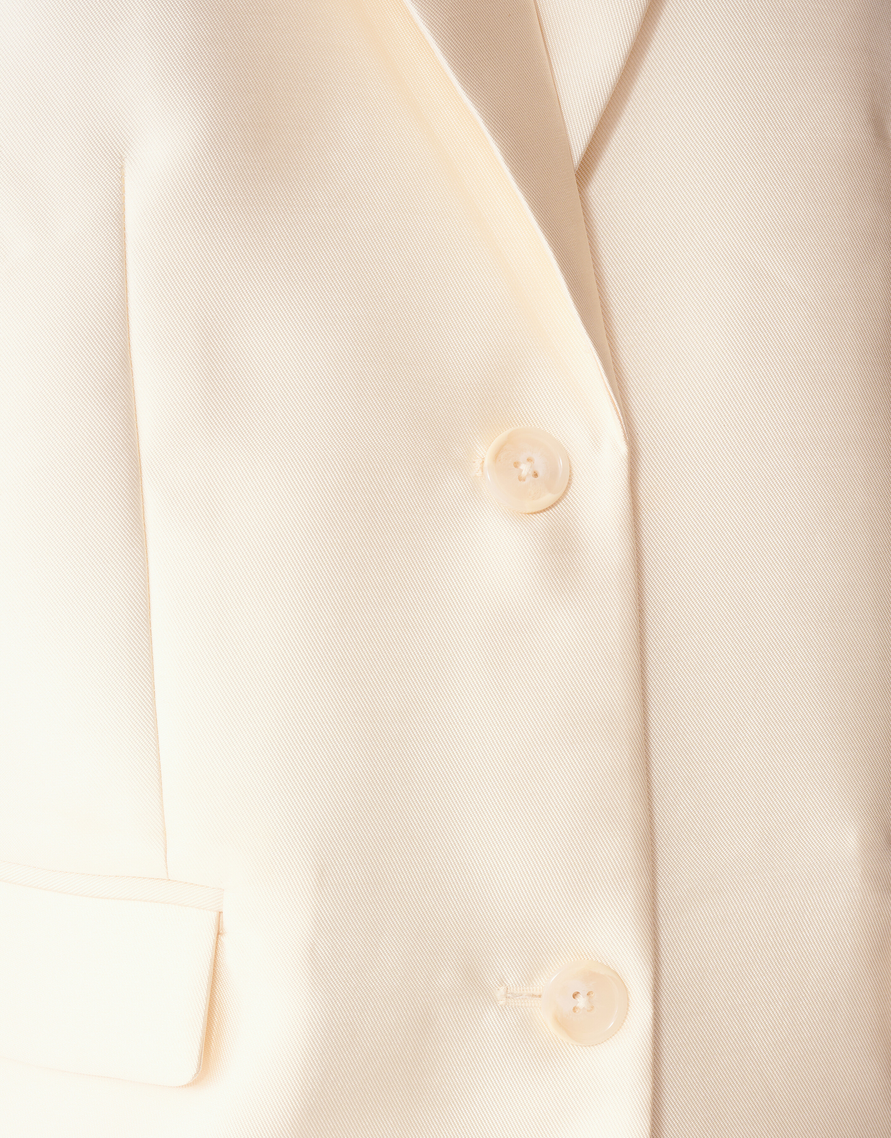 Oversized-Blazer ohne &Auml;rmel, gebrochenes Wei&szlig; SHOEBY WOMEN