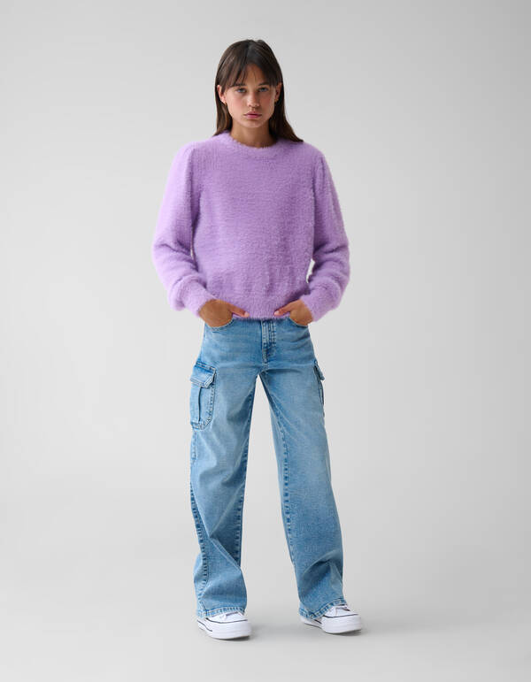 Weicher Pullover Lila SHOEBY GIRLS