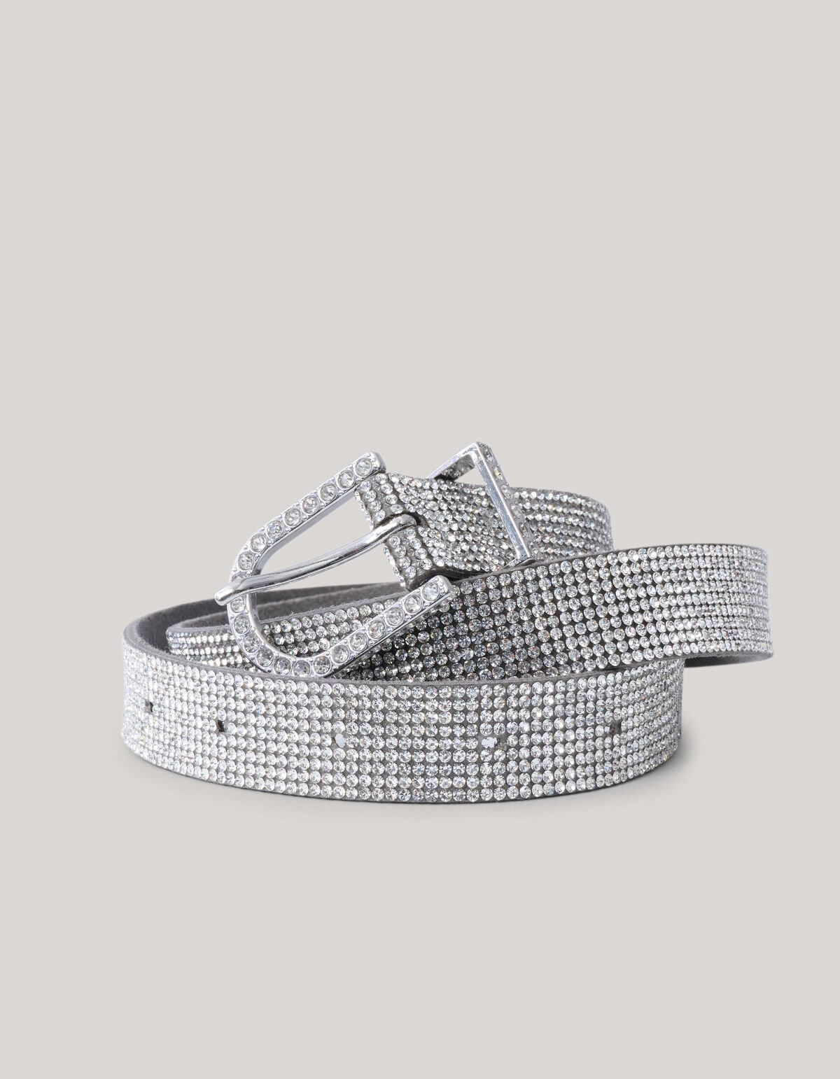 Strassgürtel Silber SHOEBY ACCESSOIRES