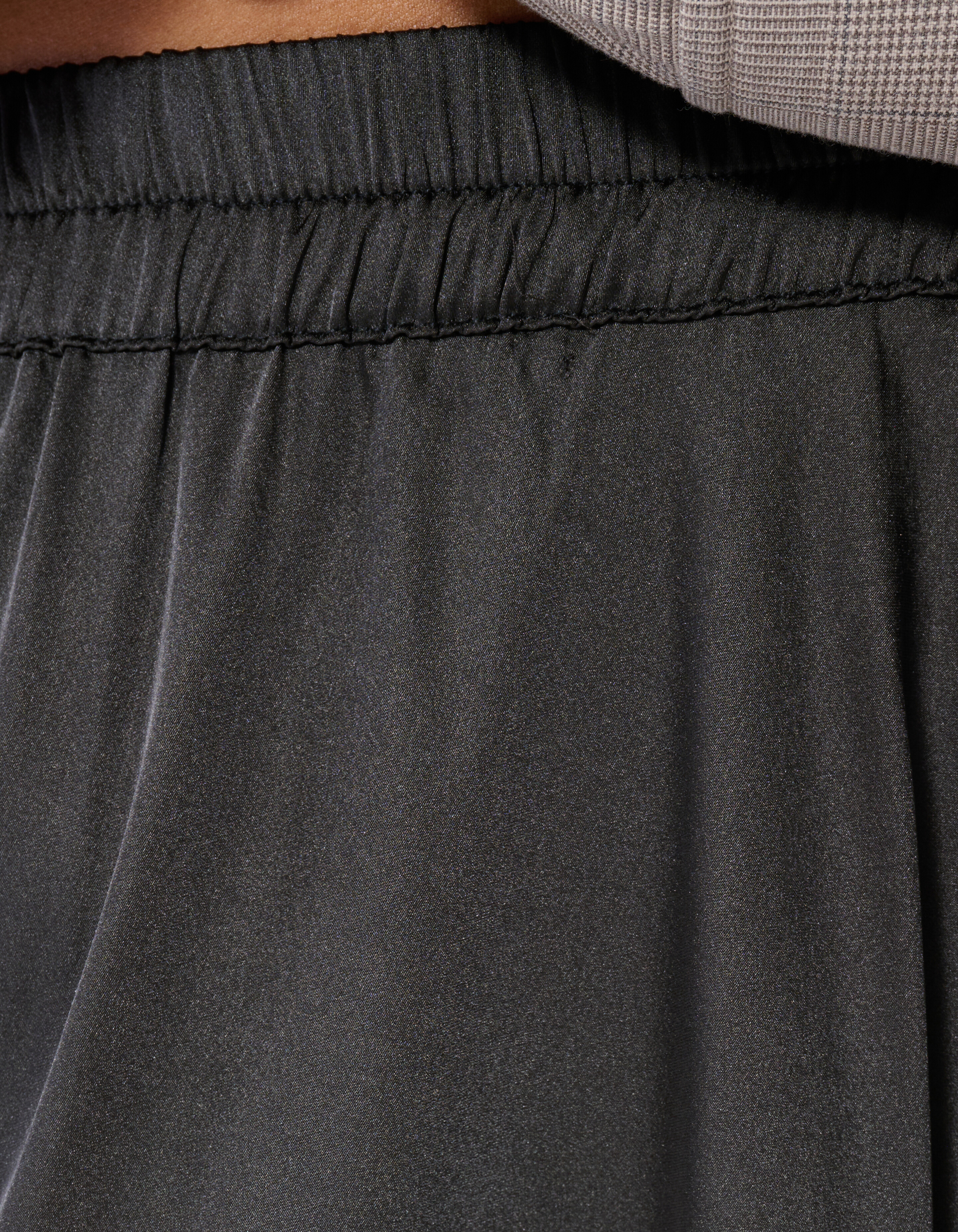 Satijnen Maxi Rok Zwart SHOEBY WOMEN