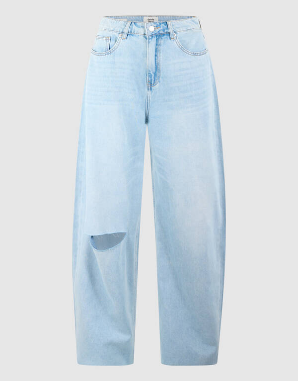 Straight Fit Jeans Gebleicht Von Monica SHOEBY WOMEN