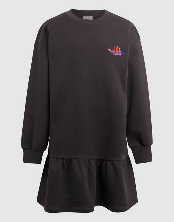 Rocky Sweatkleid Dunkelgrau SHOEBY GIRLS