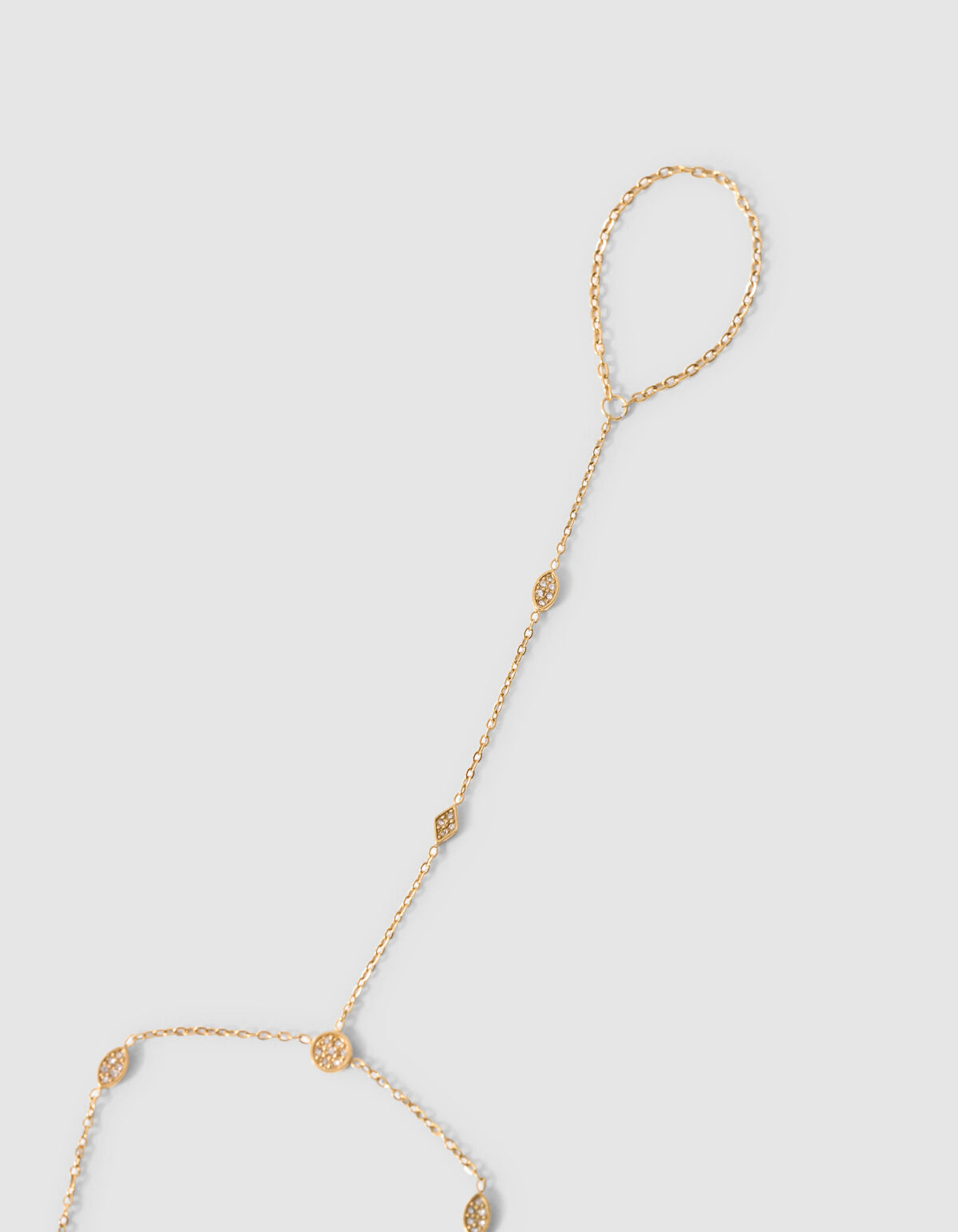 Augenf&ouml;rmige Handkette Gold SHOEBY ACCESSOIRES