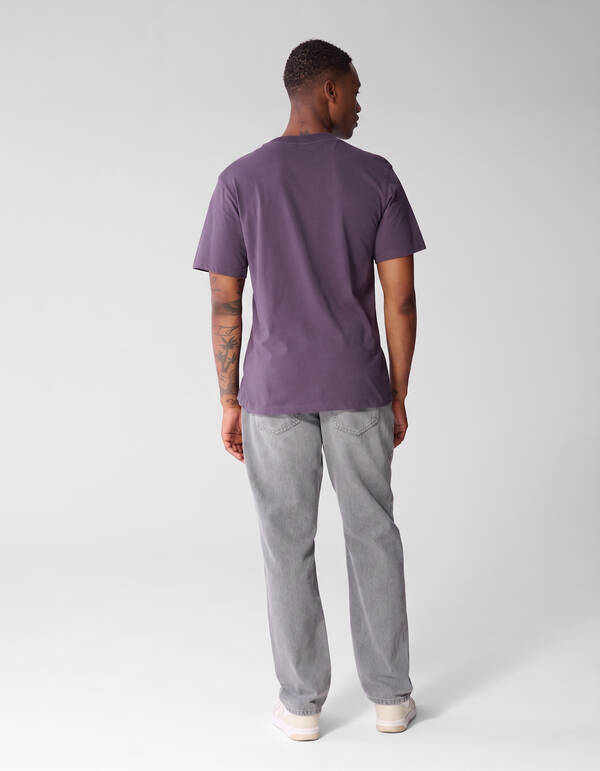 Minimal Artwork T-Shirt Lila SHOEBY MEN