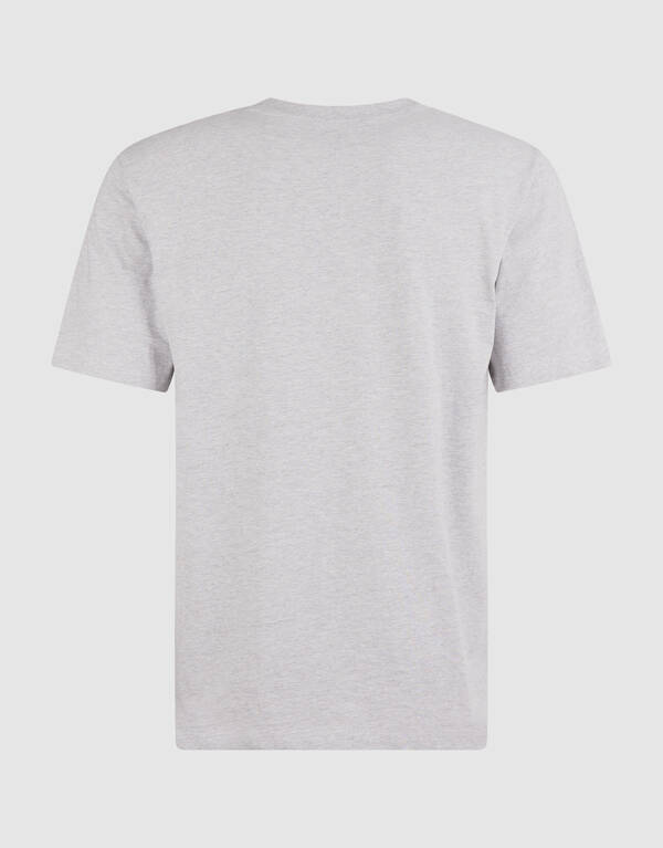 Diagonal-T-Shirt Hellgrau SHOEBY MEN
