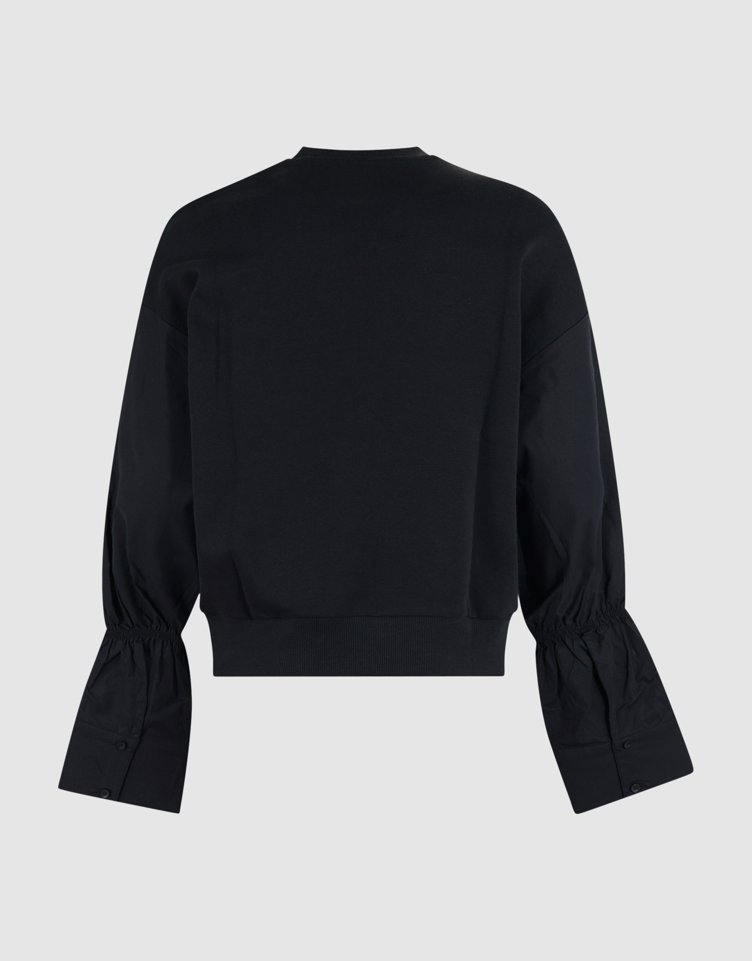 Poplin Sleeve Sweater Zwart SHOEBY WOMEN